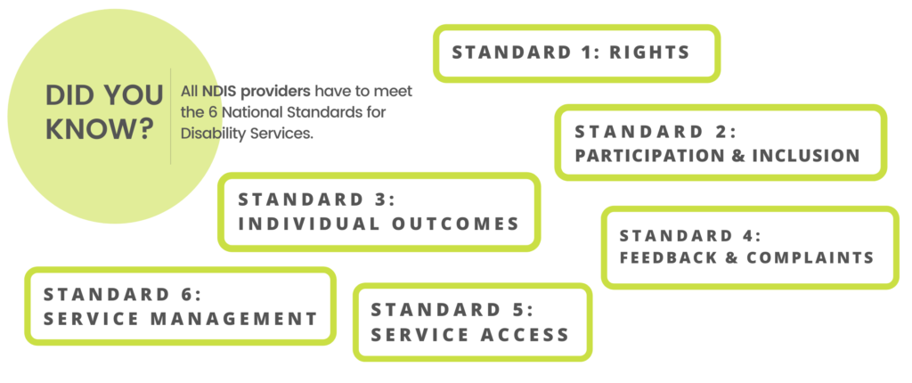 6 National Standards for Disability Services