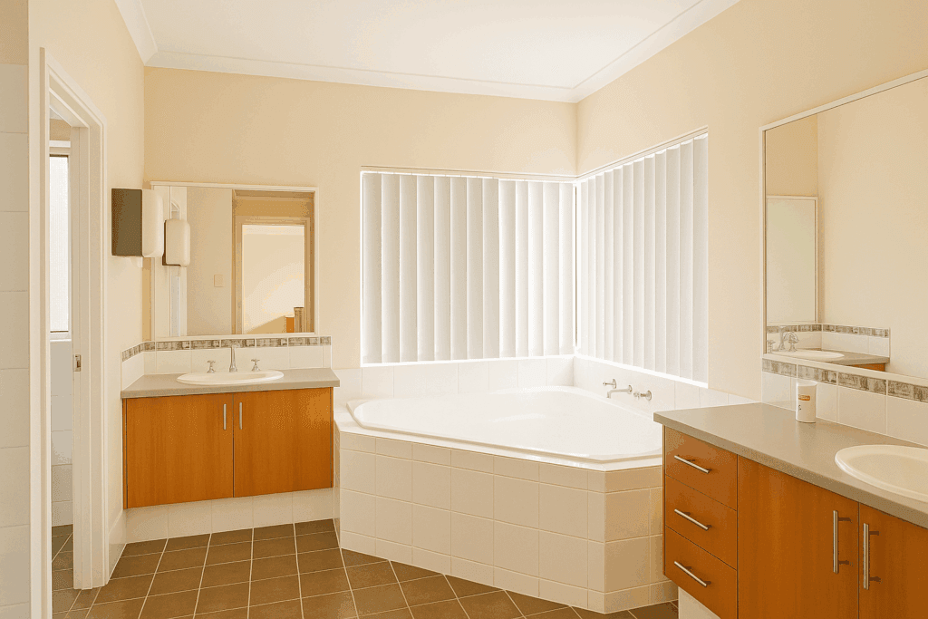 Master ensuite with luxurious tub